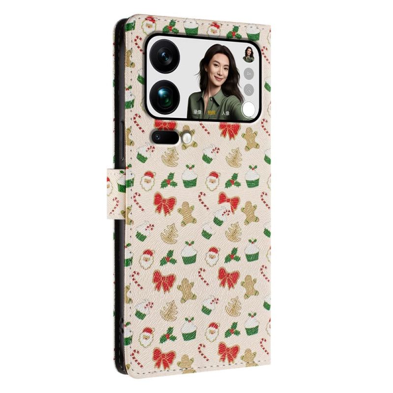 Lærdeksel Folio Deksel Xiaomi 17 Pro Max Jul