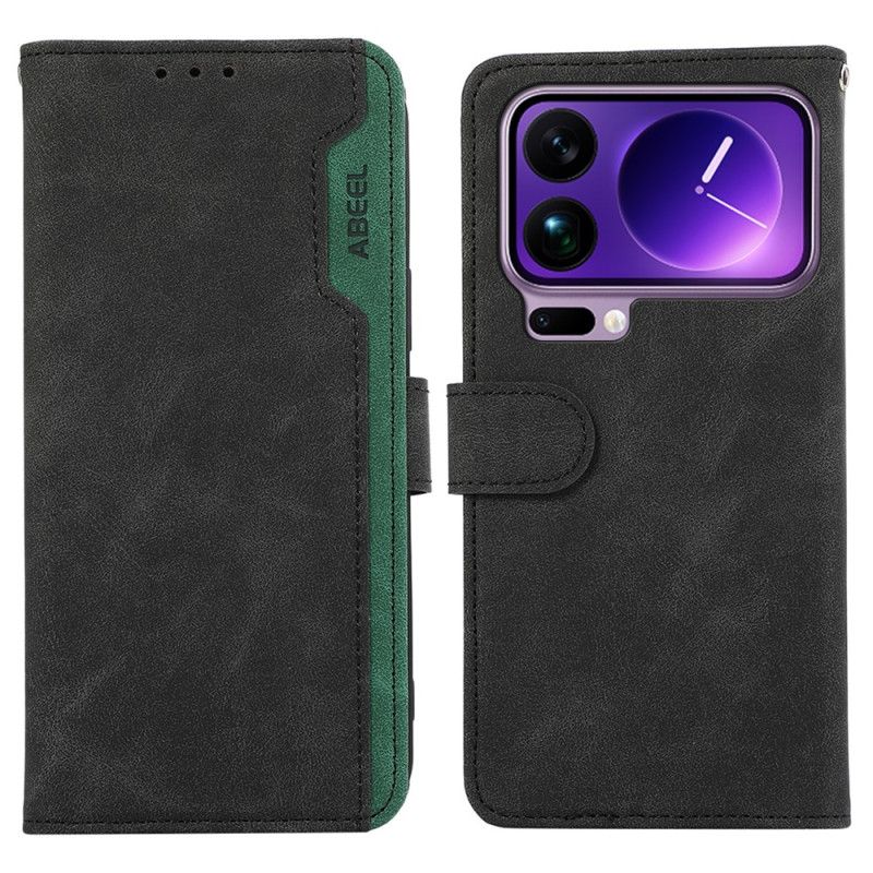 Lærdeksel Folio Deksel Xiaomi 17 Pro Max Mobildeksel Abeel Tofarget