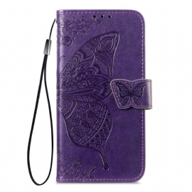 Lærdeksel Folio Deksel Xiaomi 17 Pro Max Mobildeksel Sommerfugldesign