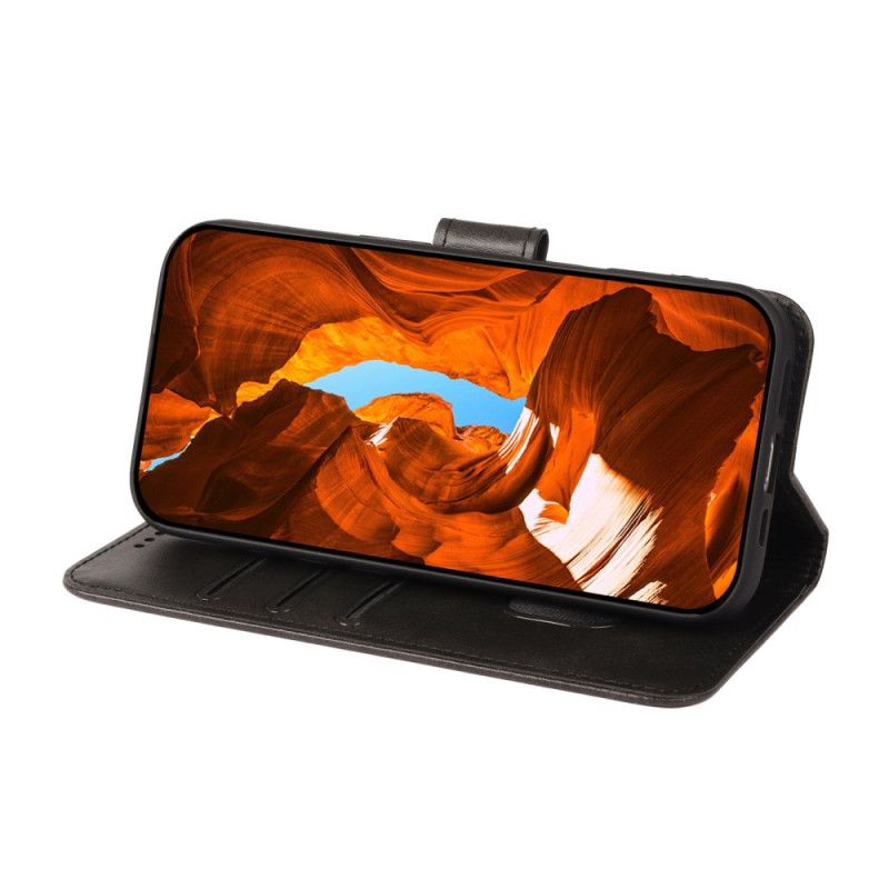 Lærdeksel Folio Deksel Xiaomi 17 Pro Max Mobildeksel Stativ Og Magnetisk Lukking