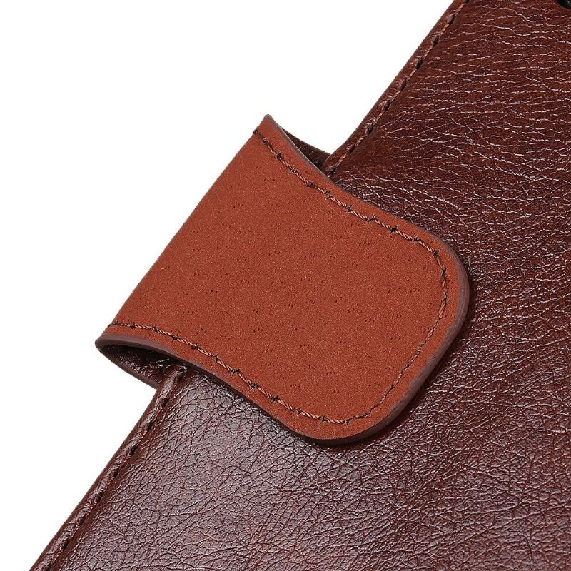 Folio Deksel Til Motorola Moto G8 Plus Eldret Skinnstil