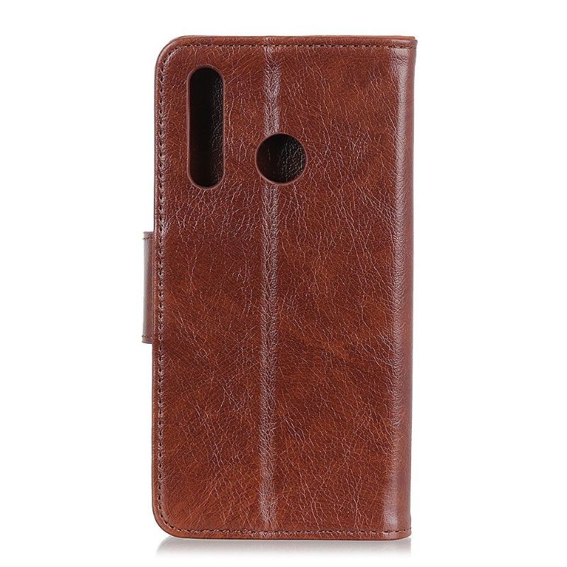 Folio Deksel Til Motorola Moto G8 Plus Eldret Skinnstil
