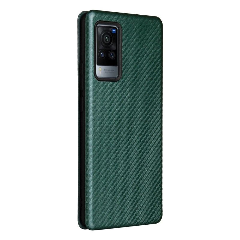 Lærdeksel Til Vivo X60 Pro Carbon Fiber Leathette