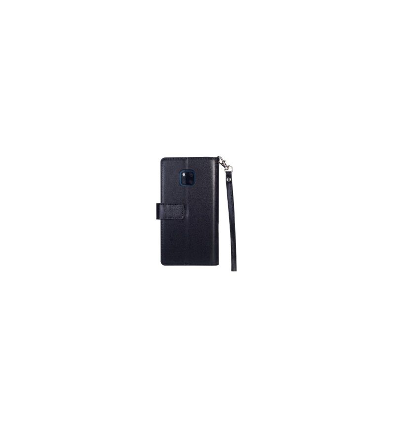 Folio Deksel Til Huawei Mate 20 Pro Lommebok Skinn