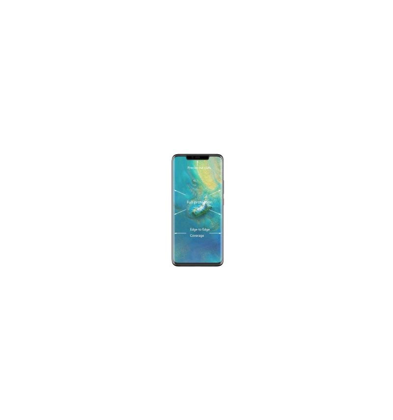 Huawei Mate 20 Pro Skjermbeskytter I Herdet Glass I Full Størrelse - Gjennomsiktig