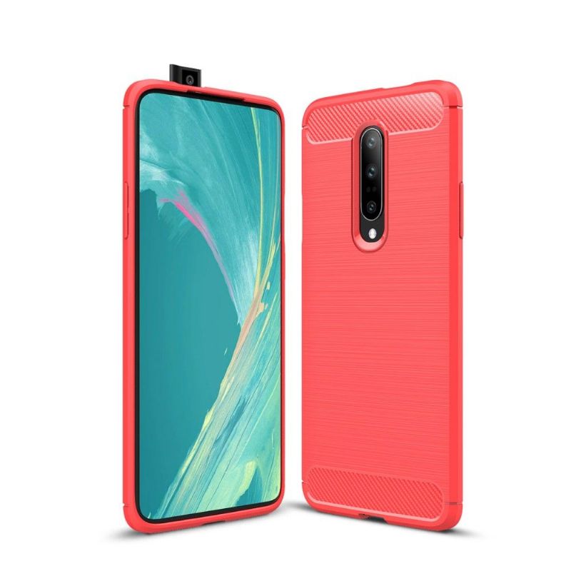 Deksel Til OnePlus 7 Pro Carbon Børstet Gel
