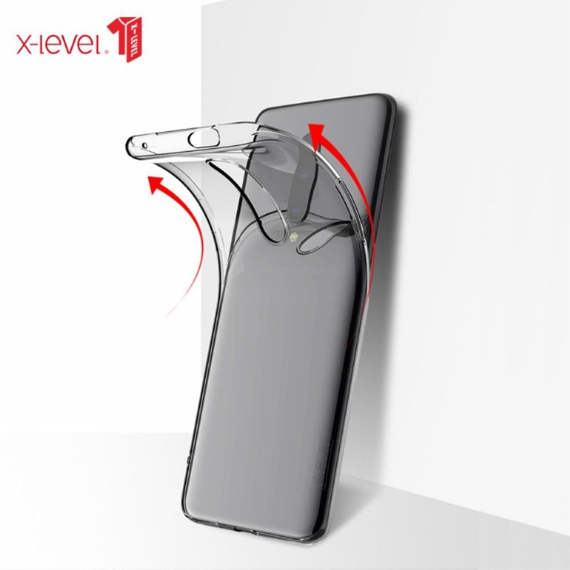 Mobildeksel Til OnePlus 7 Pro Gjennomsiktig Silikon
