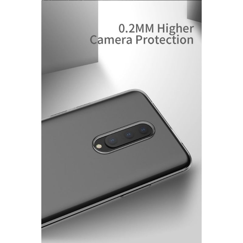 Mobildeksel Til OnePlus 7 Pro Gjennomsiktig Silikon