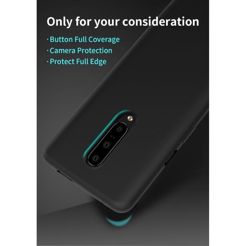 Mobildeksel Til OnePlus 7 Pro Ultratynt Matt Belegg - Svart