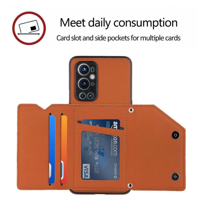 Deksel Til OnePlus 9 Pro Anti-fall Aude Multi Compartments-snor