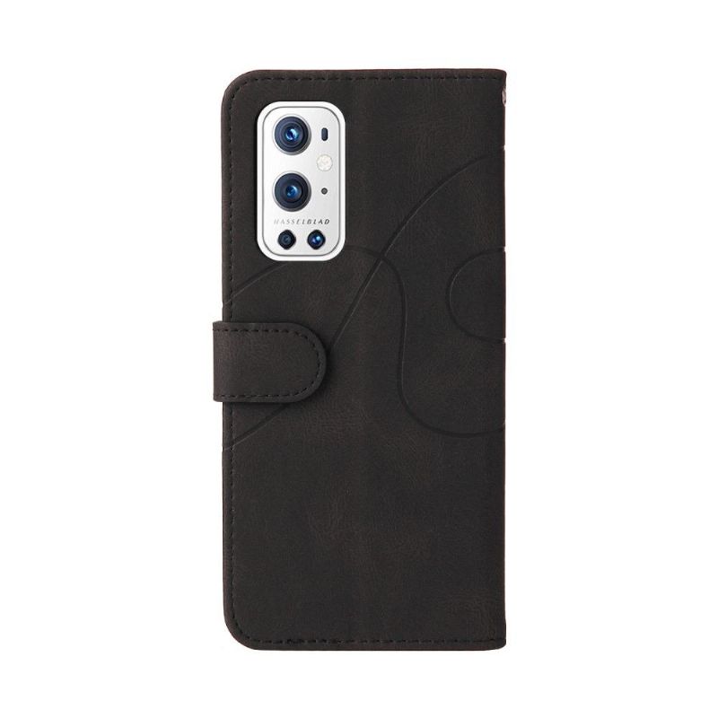 Folio Deksel Til OnePlus 9 Pro Bicolor Artistic