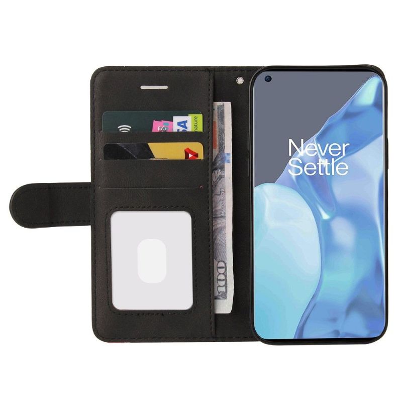 Folio Deksel Til OnePlus 9 Pro Bicolor Artistic