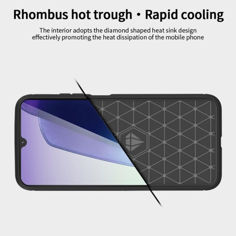 Deksel Poco C75 Børstet Karbonfiber Mofi