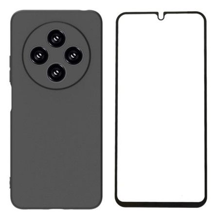 Deksel Poco C75 Matt Silikon Med Skjermbeskytter I Herdet Glass Wanlonfeng Beskyttelse Deksel