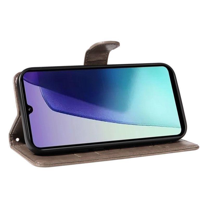 Folio Deksel Poco C75 Blomstermønster Med Stropp