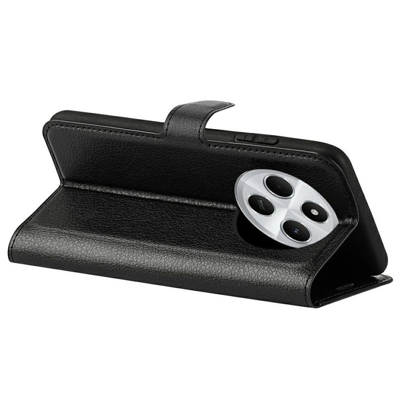 Folio Deksel Poco C75 Litchi-kunstskinn