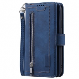 Folio Deksel Poco C75 Multifunksjonell Med Stropp