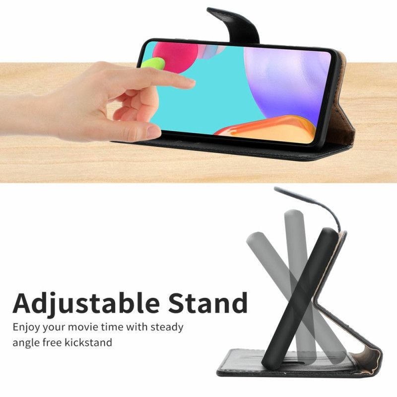 Folio Deksel Poco C75 Nappaskinn