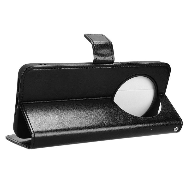 Folio Deksel Poco C75 Prangende Imitasjonsskinn Med Stropp