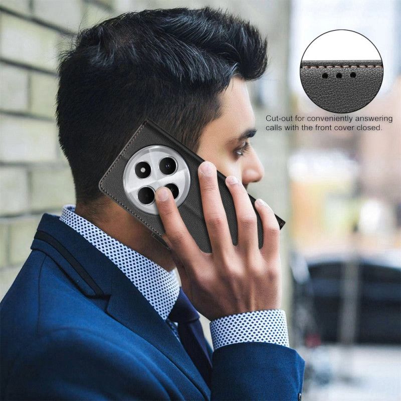 Folio Deksel Poco C75 Rfid-blokkerende Binfen-farge Beskyttelse Deksel