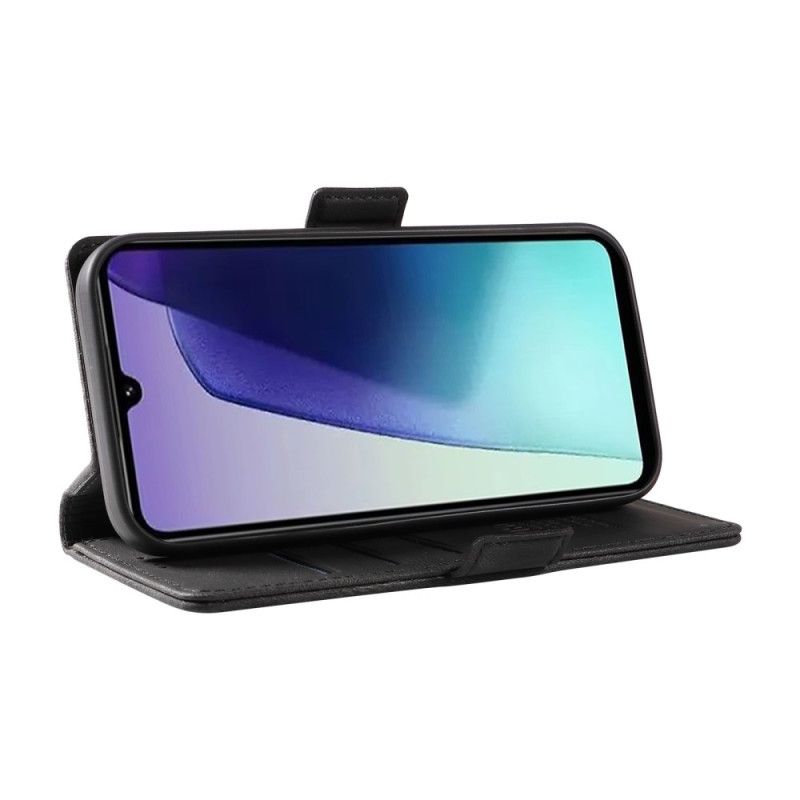 Folio Deksel Poco C75 Semsket Skinneffekt Yikatu Beskyttelse Deksel