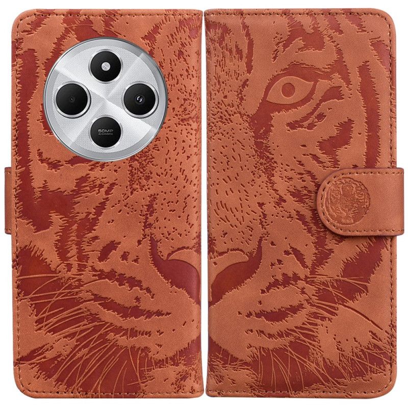 Folio Deksel Poco C75 Tigertrykk