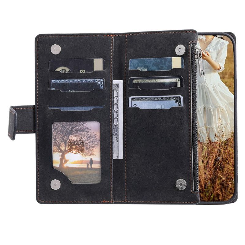 Folio Deksel Poco C75 Vattert Multifunksjonell