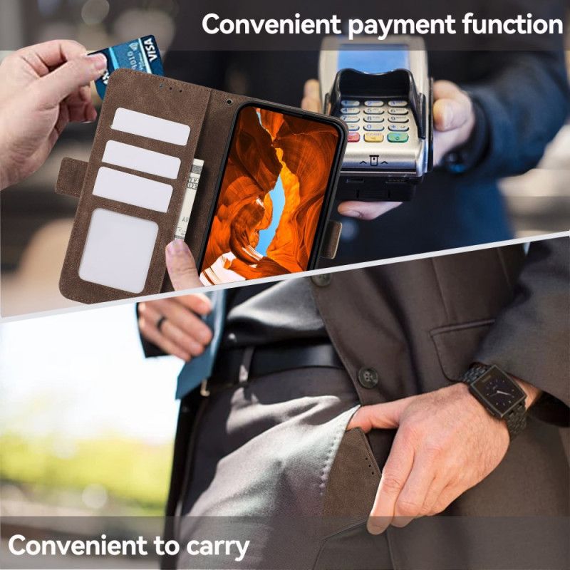 Folio Deksel Poco C75 Vintage Abeel Beskyttelse Deksel