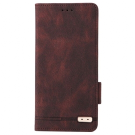 Folio Deksel Poco C75 Vintage Design Beskyttelse Deksel