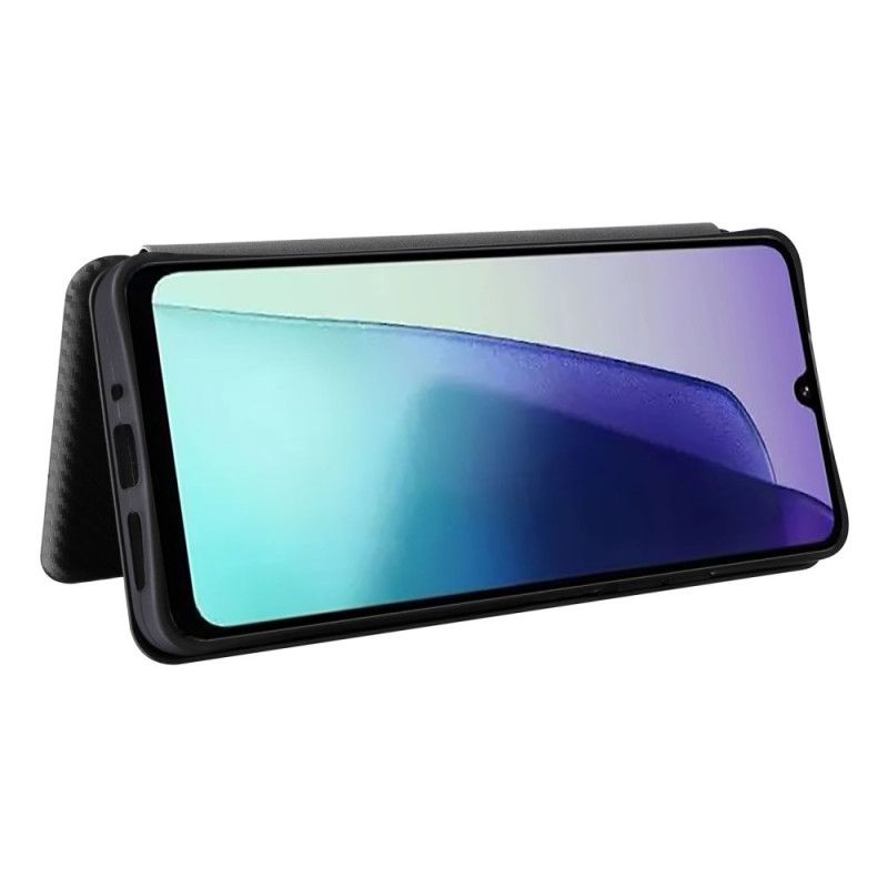 Folio Deksel Til Poco C75 Karbonfibertekstur