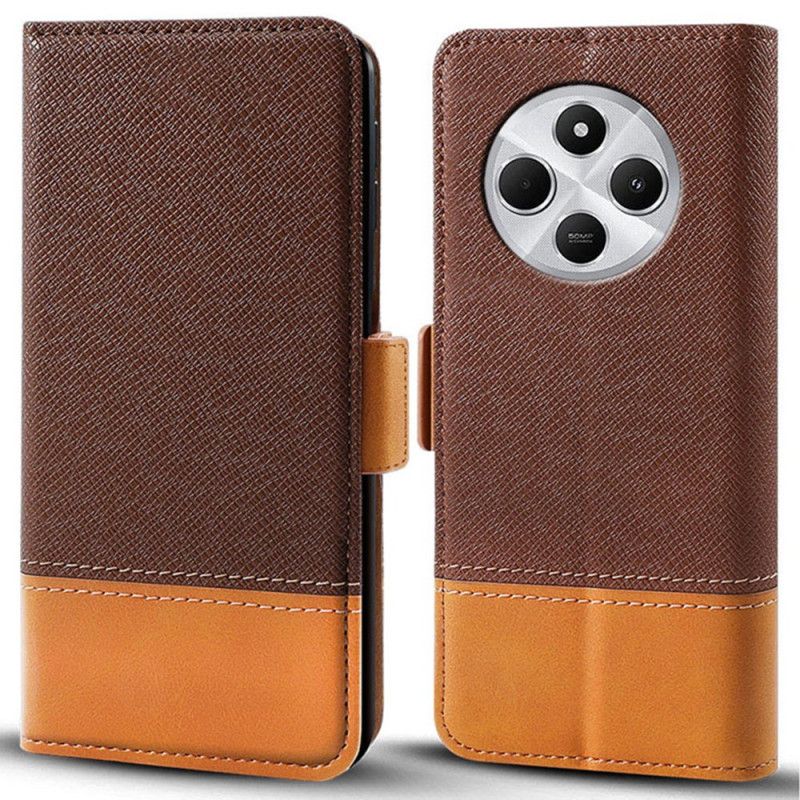 Folio Deksel Til Poco C75 To Teksturer