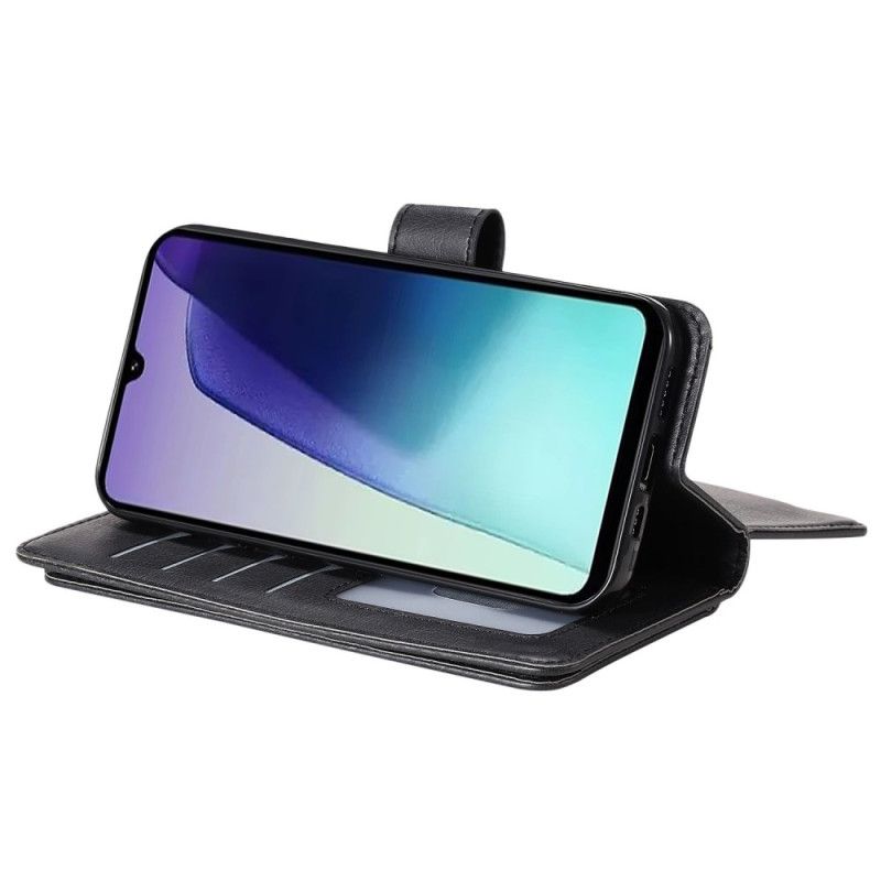 Lærdeksel Folio Deksel Poco C75 Mobildeksel 10 Kortholdere