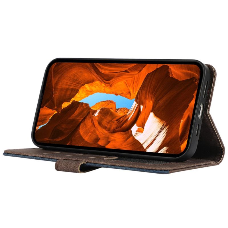 Lærdeksel Folio Deksel Poco C75 Mobildeksel Tofarget Abeel