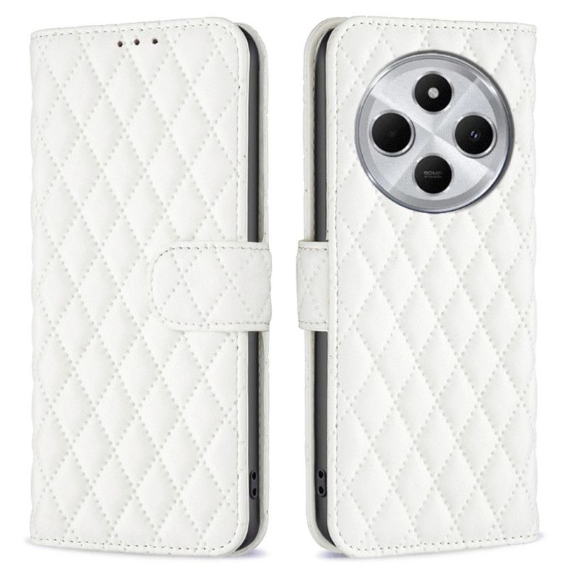 Lærdeksel Folio Deksel Poco C75 Mobildeksel Vattert Binfen Farge