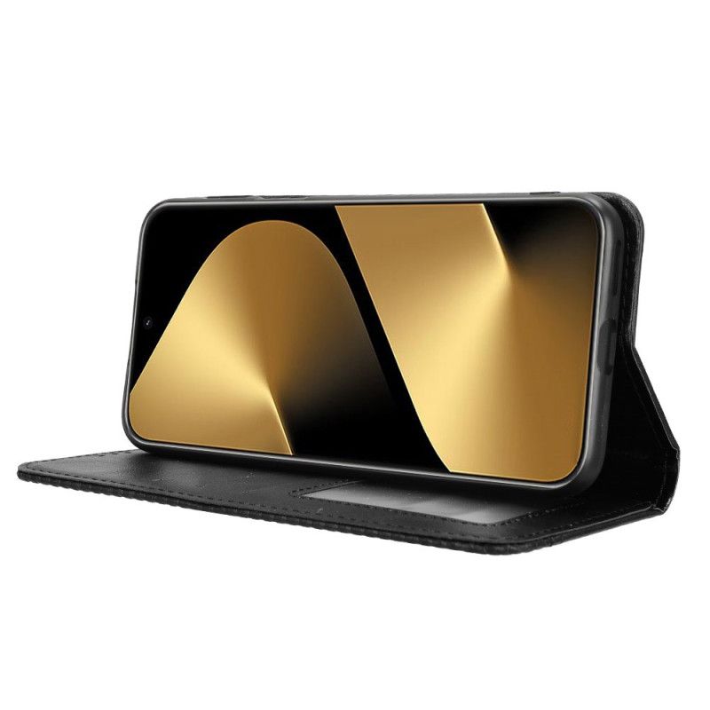 Folio Deksel Til Huawei Pura 80 Pro Vintage Kant