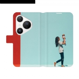 Lærdeksel Folio Deksel Huawei Pura 80 Pro Trendy