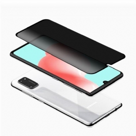 Samsung Galaxy A41 Skjermbeskytter I Herdet Glass Og Personvernfilter