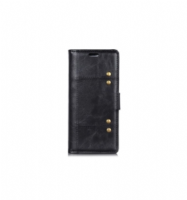 Etui Til Xiaomi Redmi 6 Premium Skinn Med Nagler