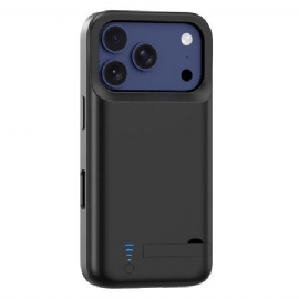 5000mah Eksternt Batterideksel For iPhone 17 Pro Med Innebygd Stativ
