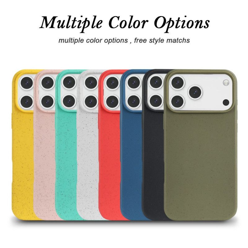 Deksel iPhone 17 Pro Hvetestråfibre Beskyttelse Deksel