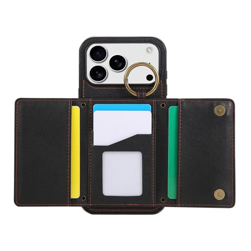 Deksel iPhone 17 Pro Lommebok Med Skulderstropp