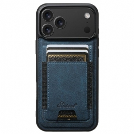 Deksel iPhone 17 Pro Magsafe 2-i-1 Avtakbar Kortholder Beskyttelse Deksel