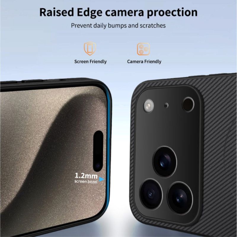 Deksel iPhone 17 Pro Magsafe-kompatibel Karbonfiber Beskyttelse Deksel