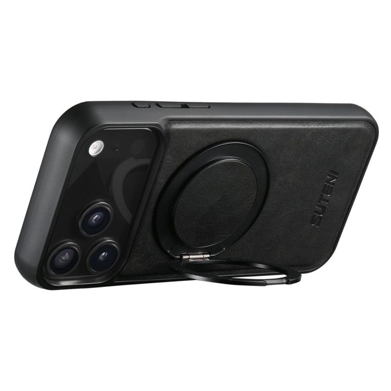 Deksel iPhone 17 Pro Magsafe-kompatibel Vokset Læreffekt Med Roterende Feste