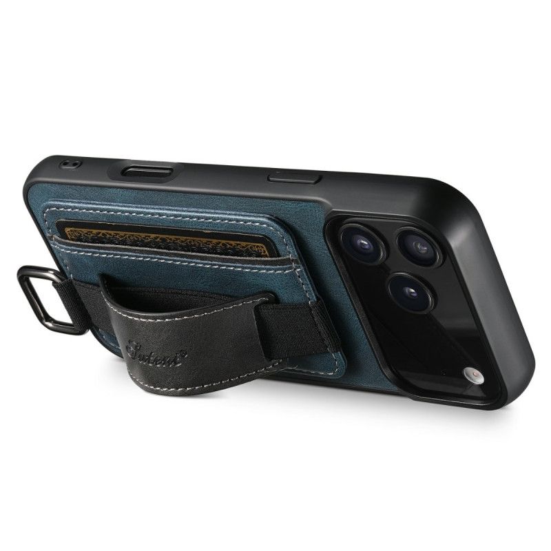 Deksel iPhone 17 Pro Med Kortholder I Retrodesign