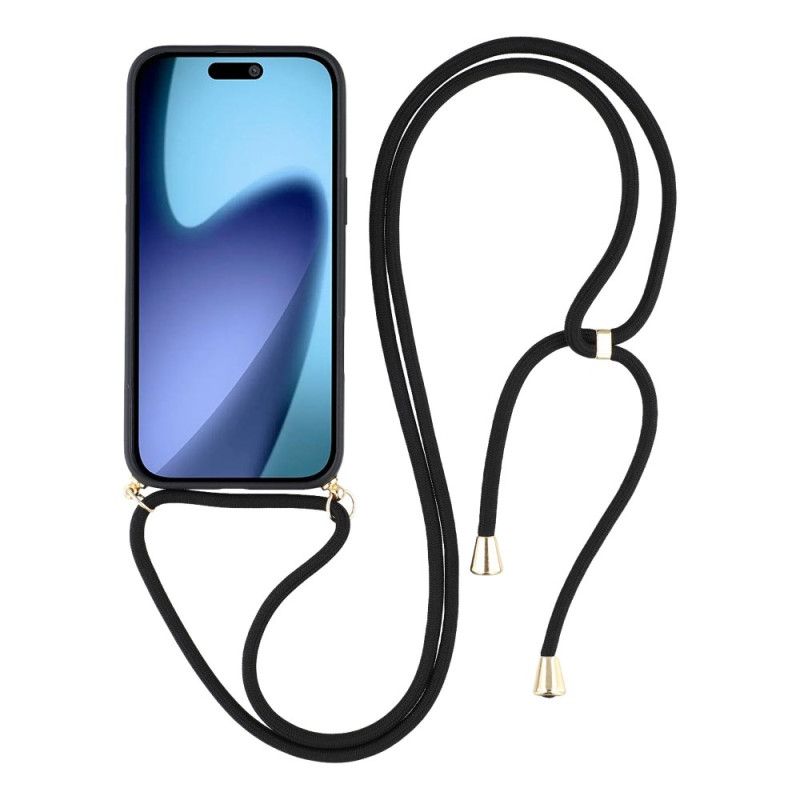 Deksel iPhone 17 Pro Mobildeksel Silikonsnor