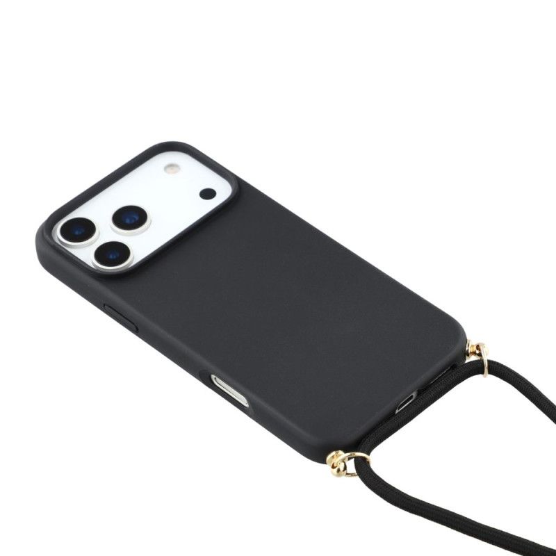 Deksel iPhone 17 Pro Mobildeksel Silikonsnor