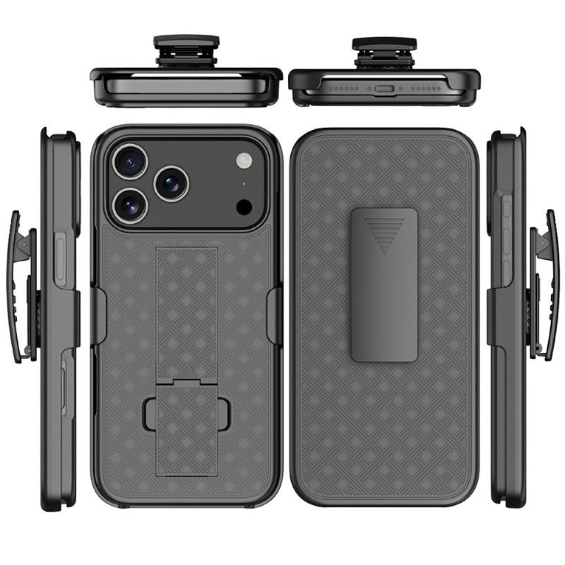 Deksel iPhone 17 Pro Mobildeksel Skyve Med Stativ Og Klips