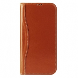 Folio Deksel iPhone 17 Pro Premium Skinndesign Beskyttelse Deksel