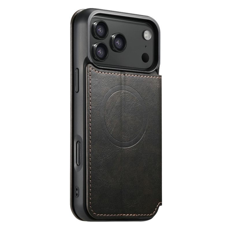 Lærdeksel Folio Deksel iPhone 17 Pro Mobildeksel Magsafe-kompatibel Læreffekt